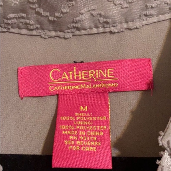 3/$25 Catherine Malandrino neck tie top - Picture 2 of 6